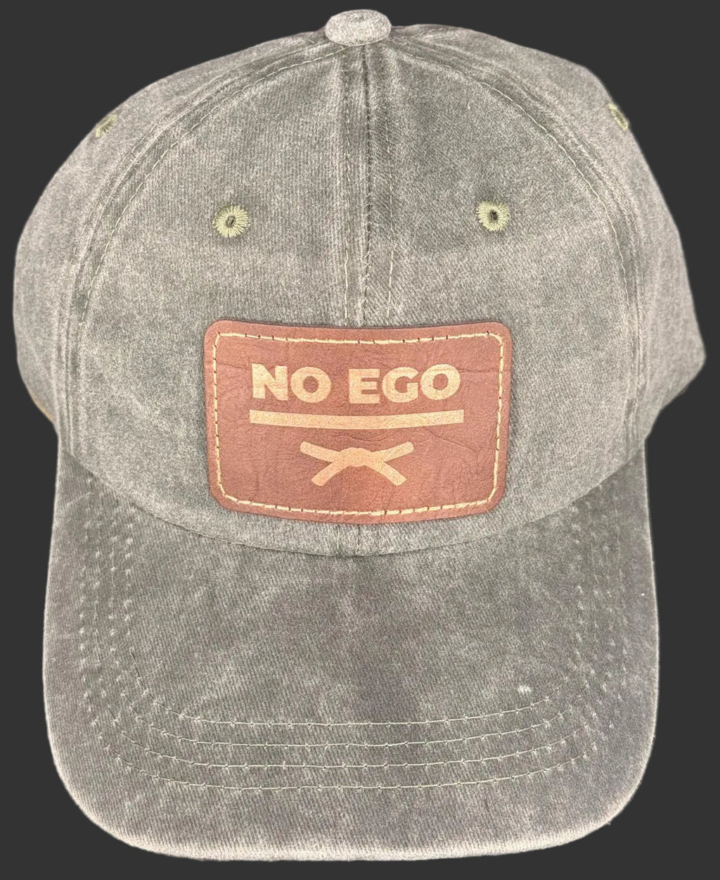 Funny BJJ Hat – Vintage Washed Cap with Leatherette Patch | Jiu Jitsu Cap