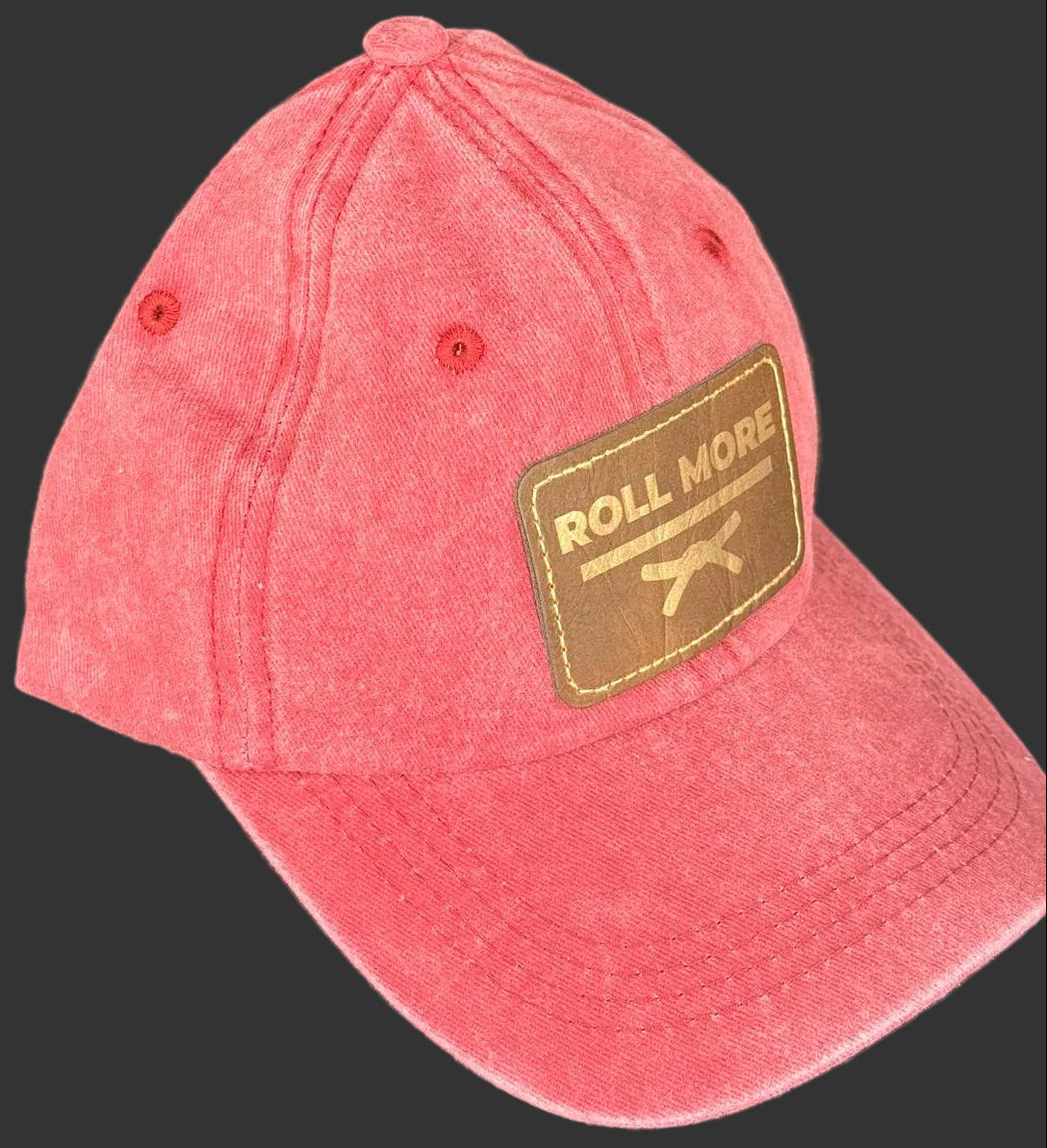 Funny BJJ Hat – Vintage Washed Cap with Leatherette Patch | Jiu Jitsu Cap