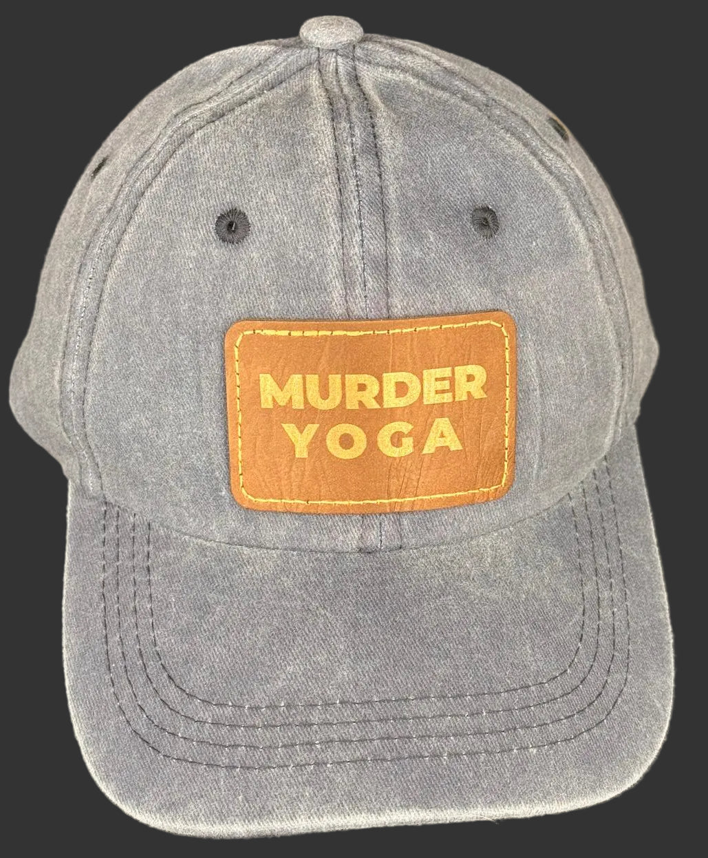 Funny BJJ Hat – Vintage Washed Cap with Leatherette Patch | Jiu Jitsu Cap