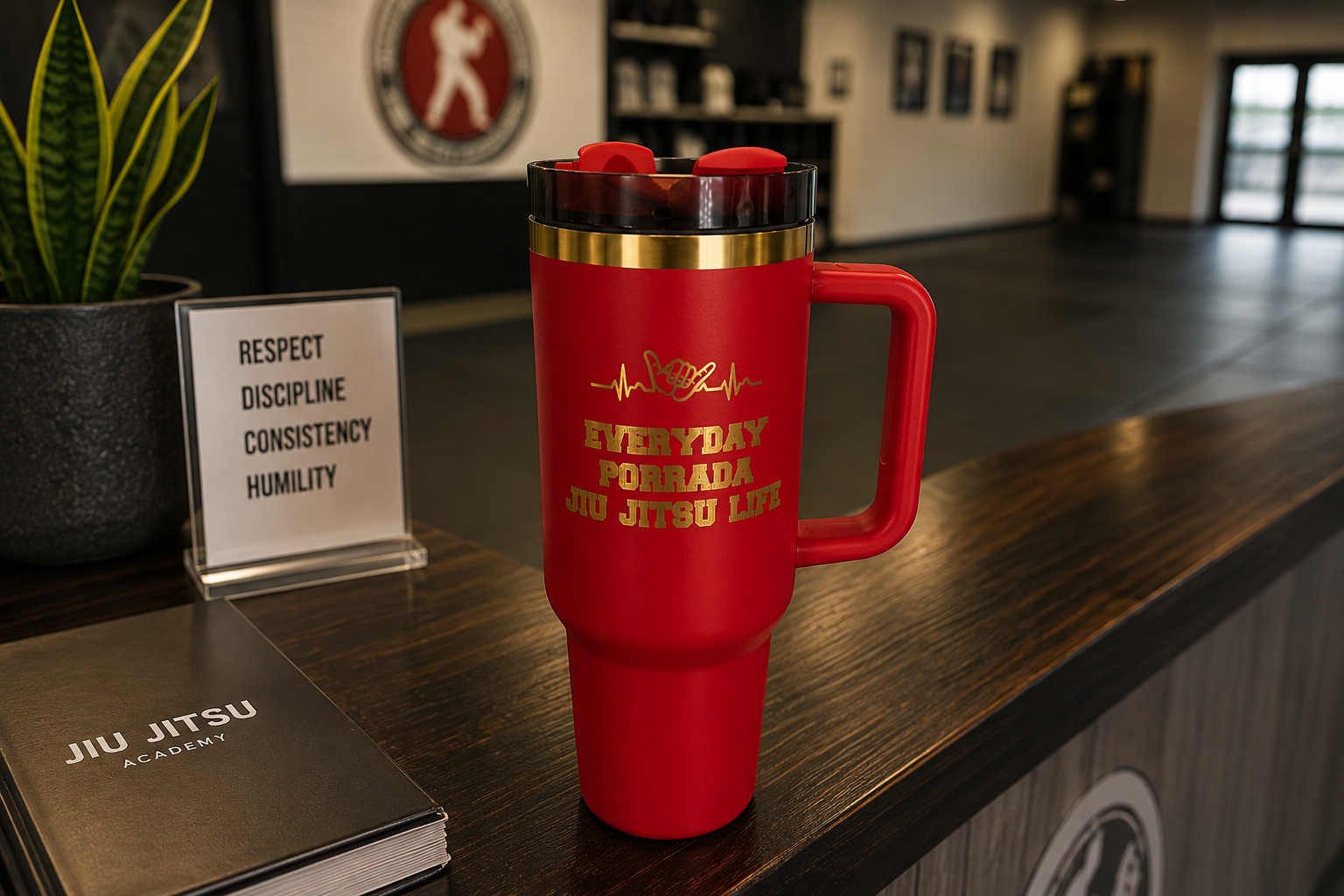 Everyday Porrada Jiu Jitsu Life – Personalized Laser Engraved BJJ Tumbler