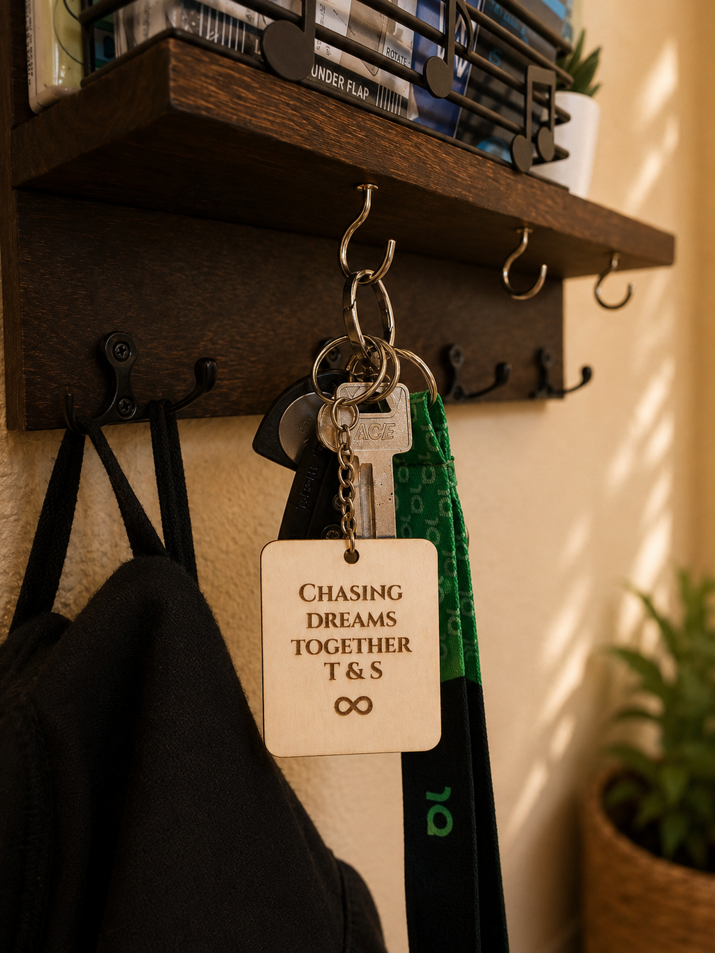 Heel hooks Because hugs are awkward – Personalized Laser Engraved Jiu Jitsu Keychain | Durable, Lightweight, Gift for Grapplers