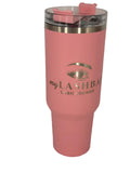 Custom Engraved 40oz Tumbler with Handle: Personalized Insulated Stainless Steel