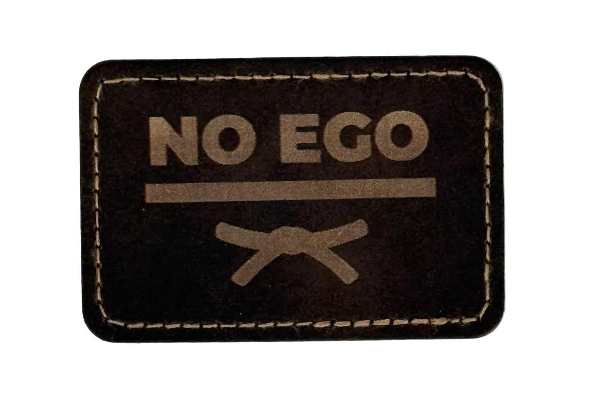 Funny BJJ Leatherette Patches – Iron-On Jiu Jitsu Patches for Hats & Clothing