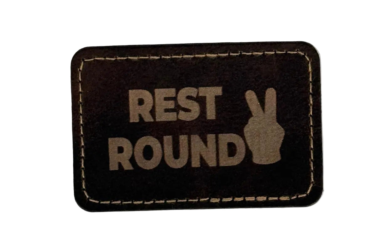 Funny BJJ Leatherette Patches – Iron-On Jiu Jitsu Patches for Hats & Clothing