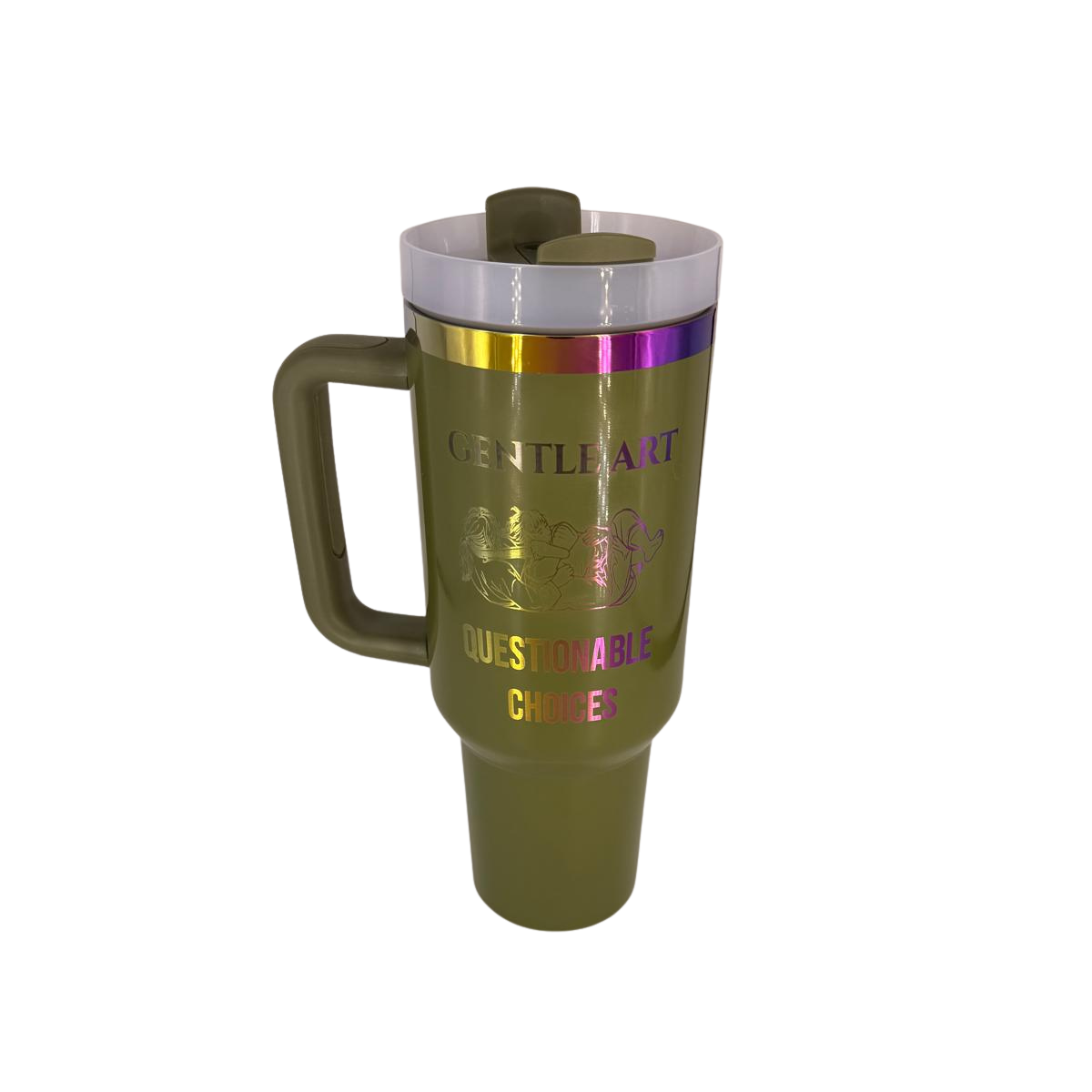 Gentle Art Questionable Choices Tumbler – Personalized Laser Engraved BJJ Tumbler