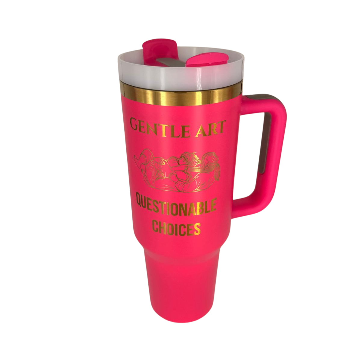 Gentle Art Questionable Choices Tumbler – Personalized Laser Engraved BJJ Tumbler