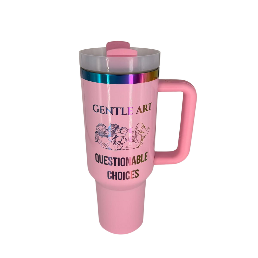 Gentle Art Questionable Choices Tumbler – Personalized Laser Engraved BJJ Tumbler
