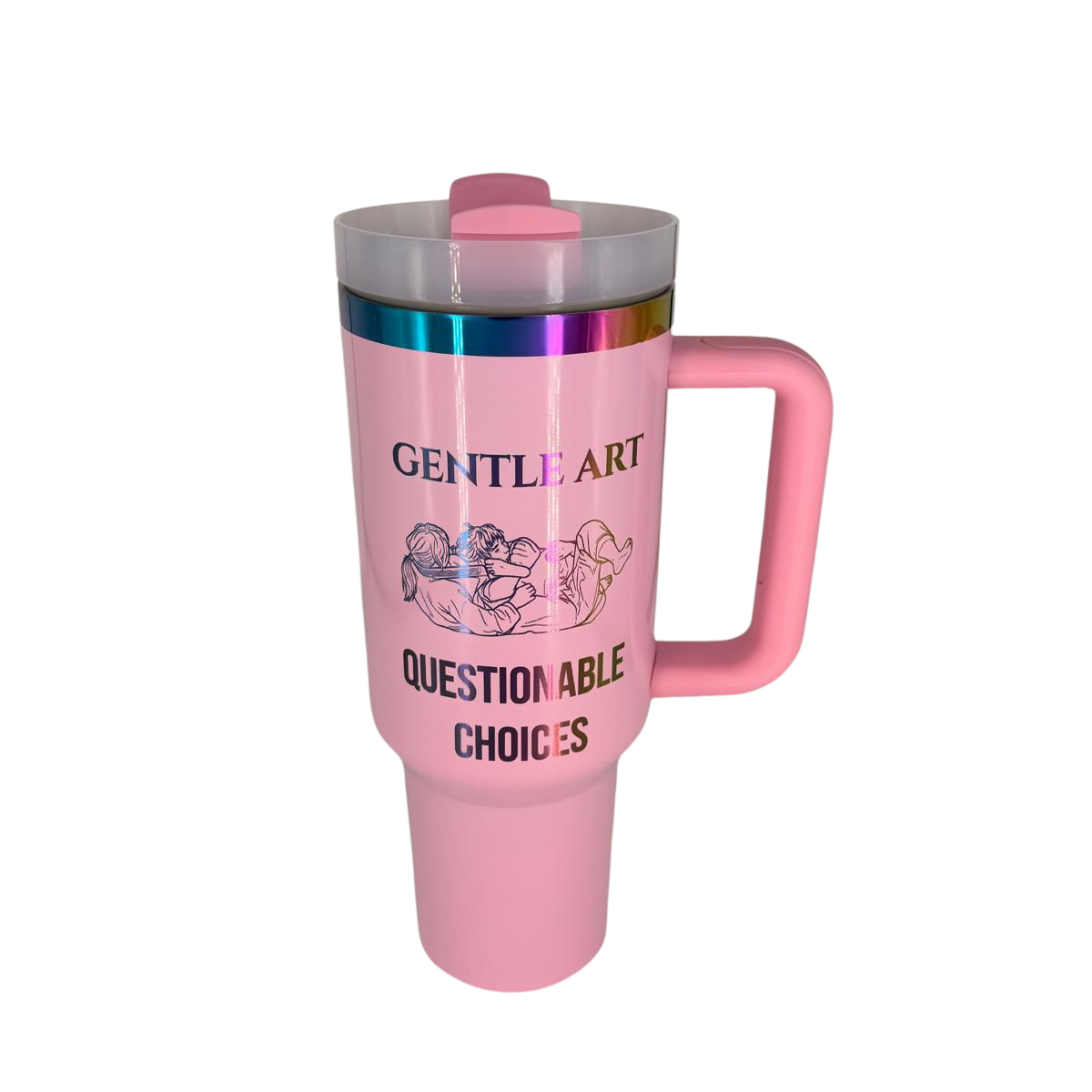 Gentle Art Questionable Choices Tumbler – Personalized Laser Engraved BJJ Tumbler