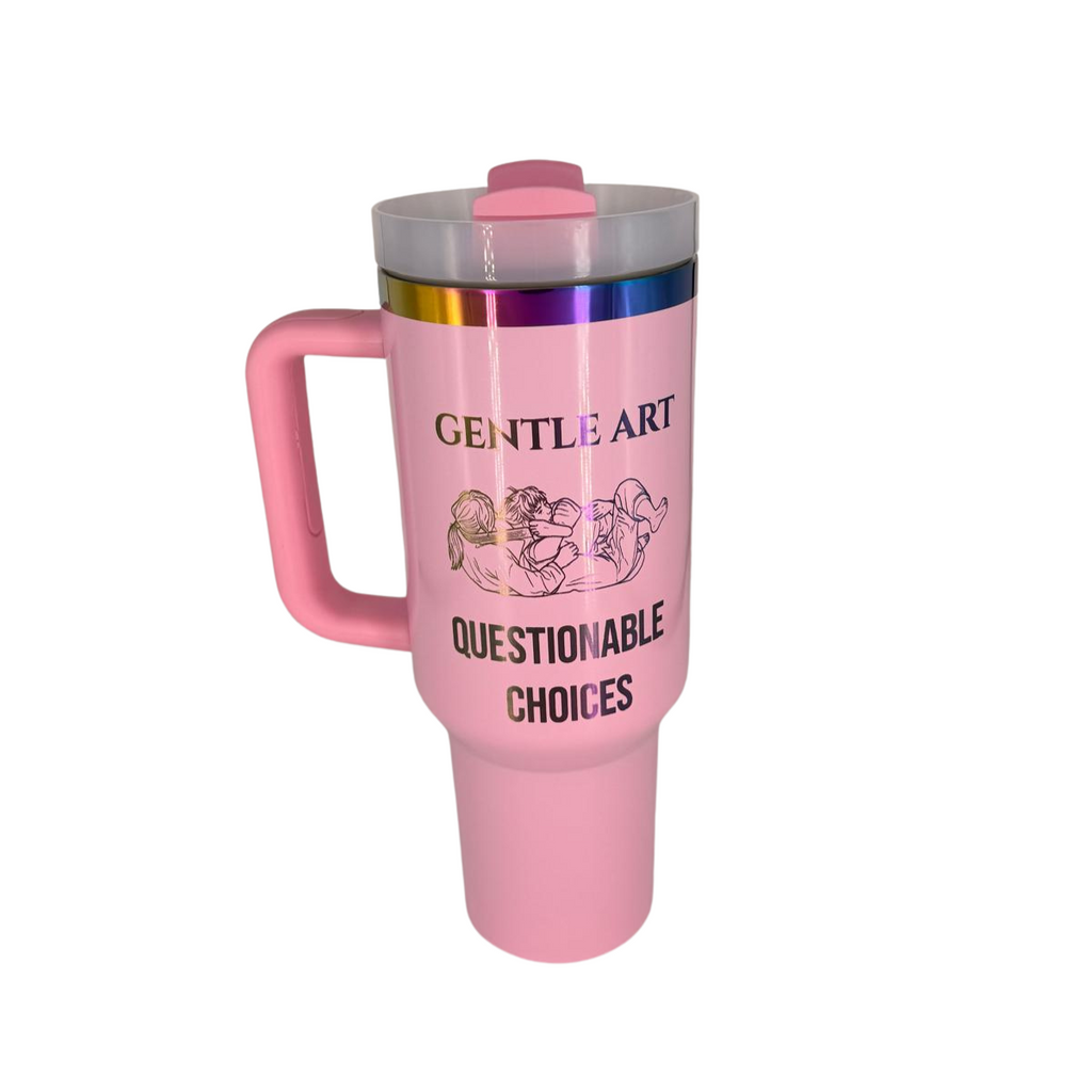 Gentle Art Questionable Choices Tumbler – Personalized Laser Engraved BJJ Tumbler