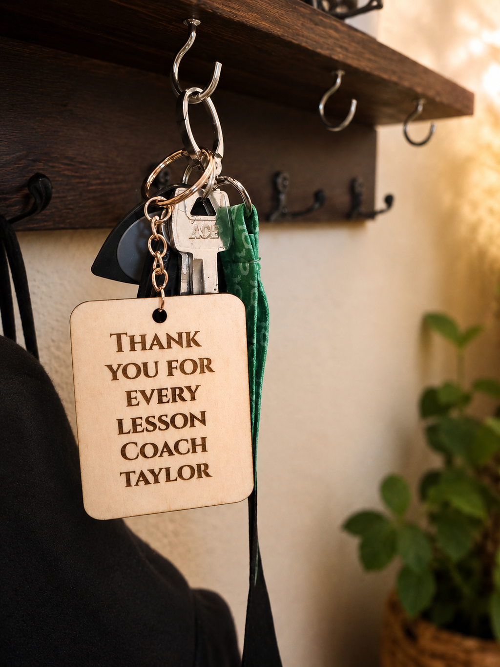 Good Soul Good Rolls Keychain – Personalized Laser Engraved Jiu Jitsu Keychain | Durable, Lightweight, Gift for Grapplers