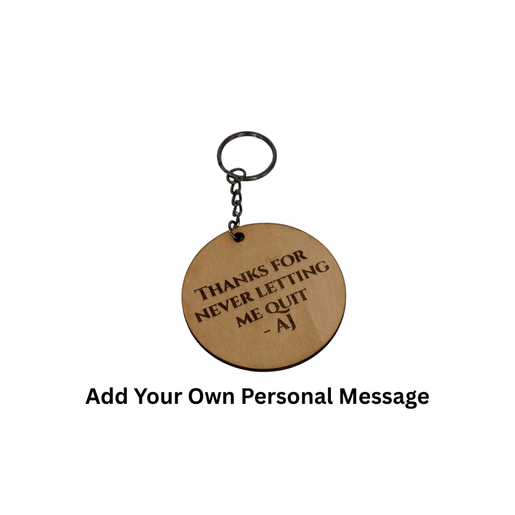 Catch Flights Not Heel Hooks Skull Design – Personalized Laser Engraved Jiu Jitsu Keychain | Durable, Lightweight, Gift for Grapplers